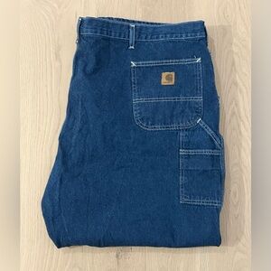 Carhartt Dungaree Fit Carpenter Work Jeans B13-DST - Size 52x30